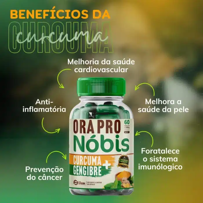 Combo 3 Orapro Nóbis + Cúrcuma + Gengibre 630mg - 360 Caps - Imagem 4